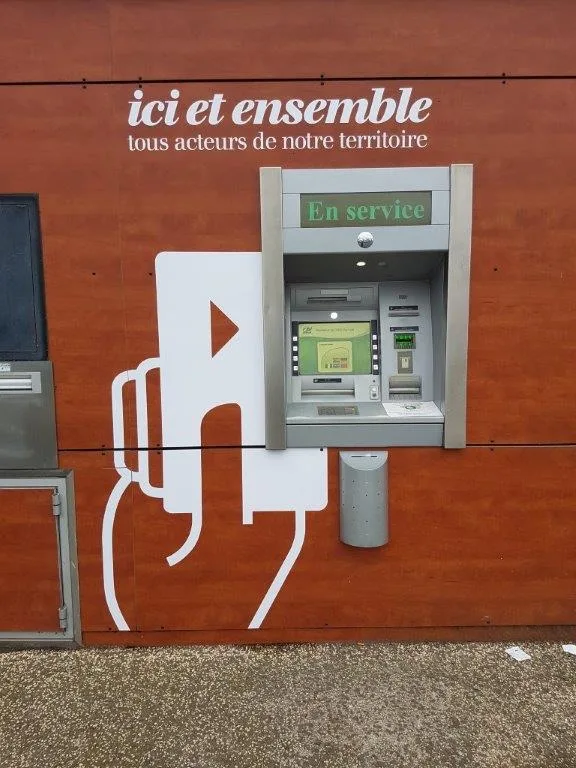 Habillage DAB - Crédit Agricole