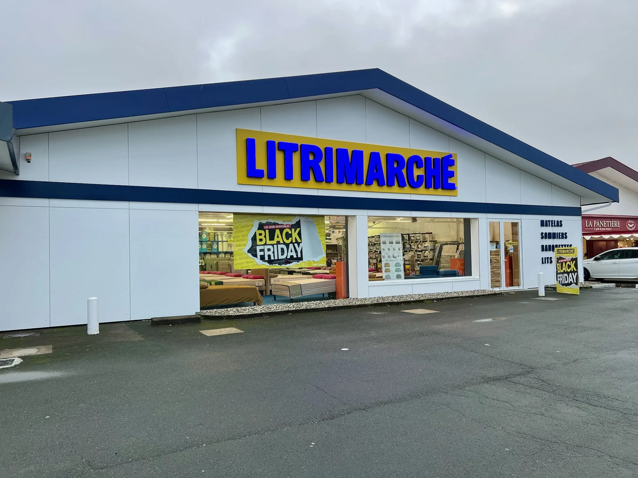 Enseigne lumineuse - Litrimarché